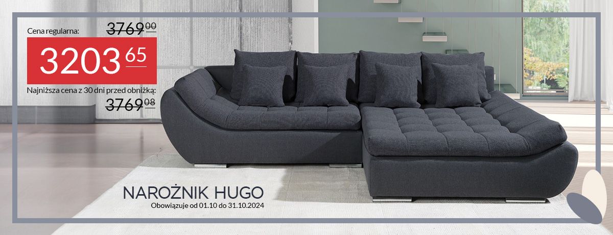 Narożnik z funkcją spania Hugo 